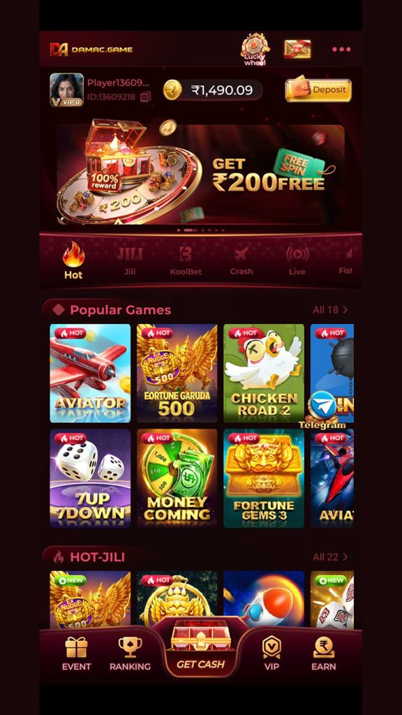 Damac 100+ Latest & Popular Games